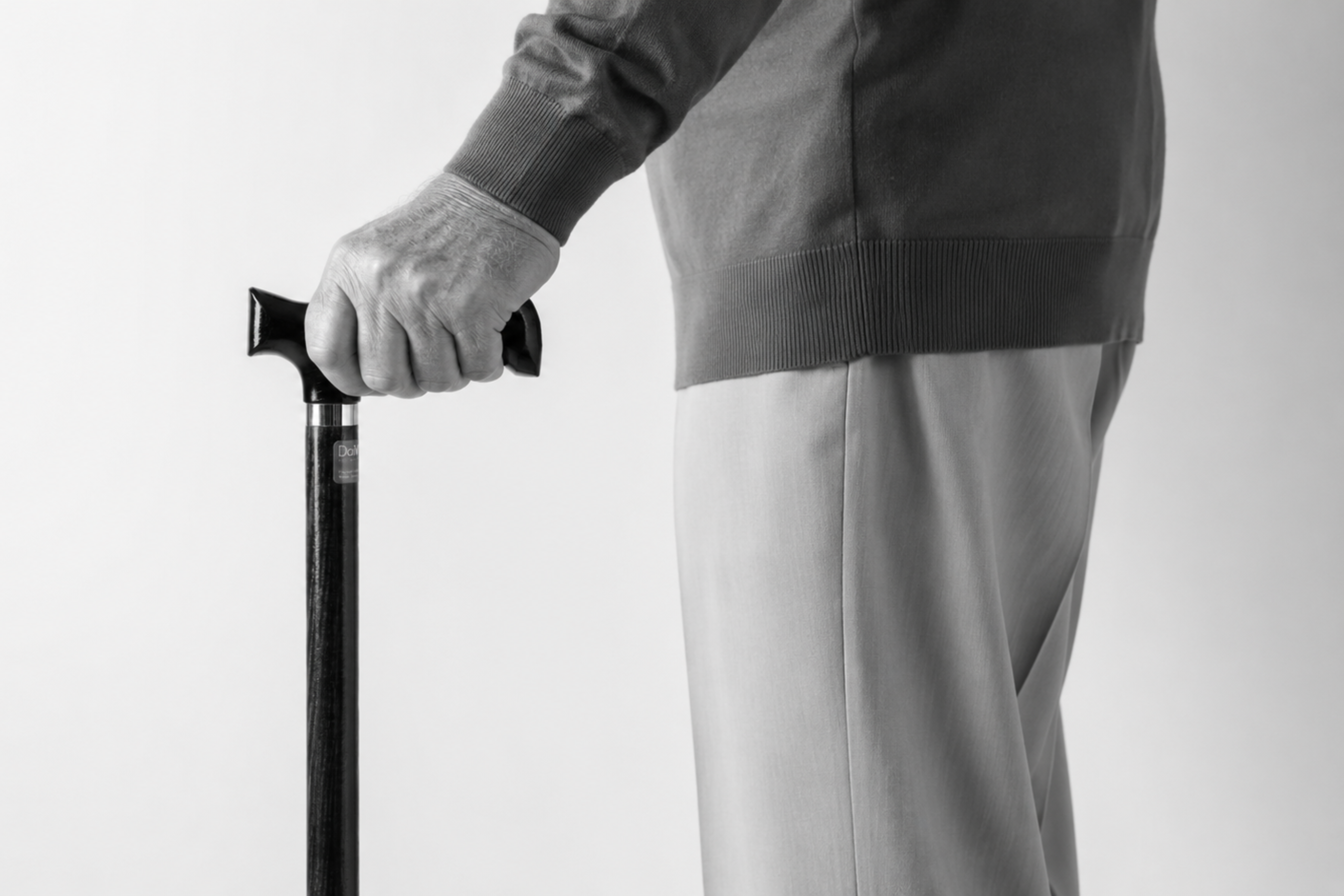 How to use a walking cane correctly to avoid back pain