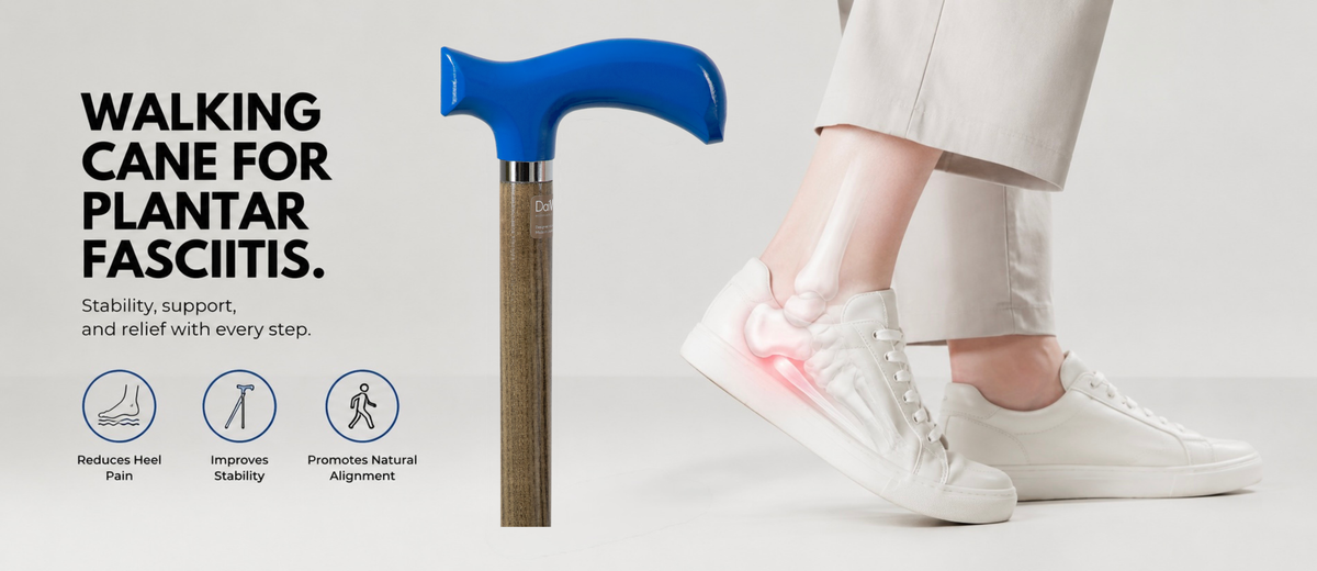 Walking Cane for Plantar Fasciitis: Does It Help, and If So, How?