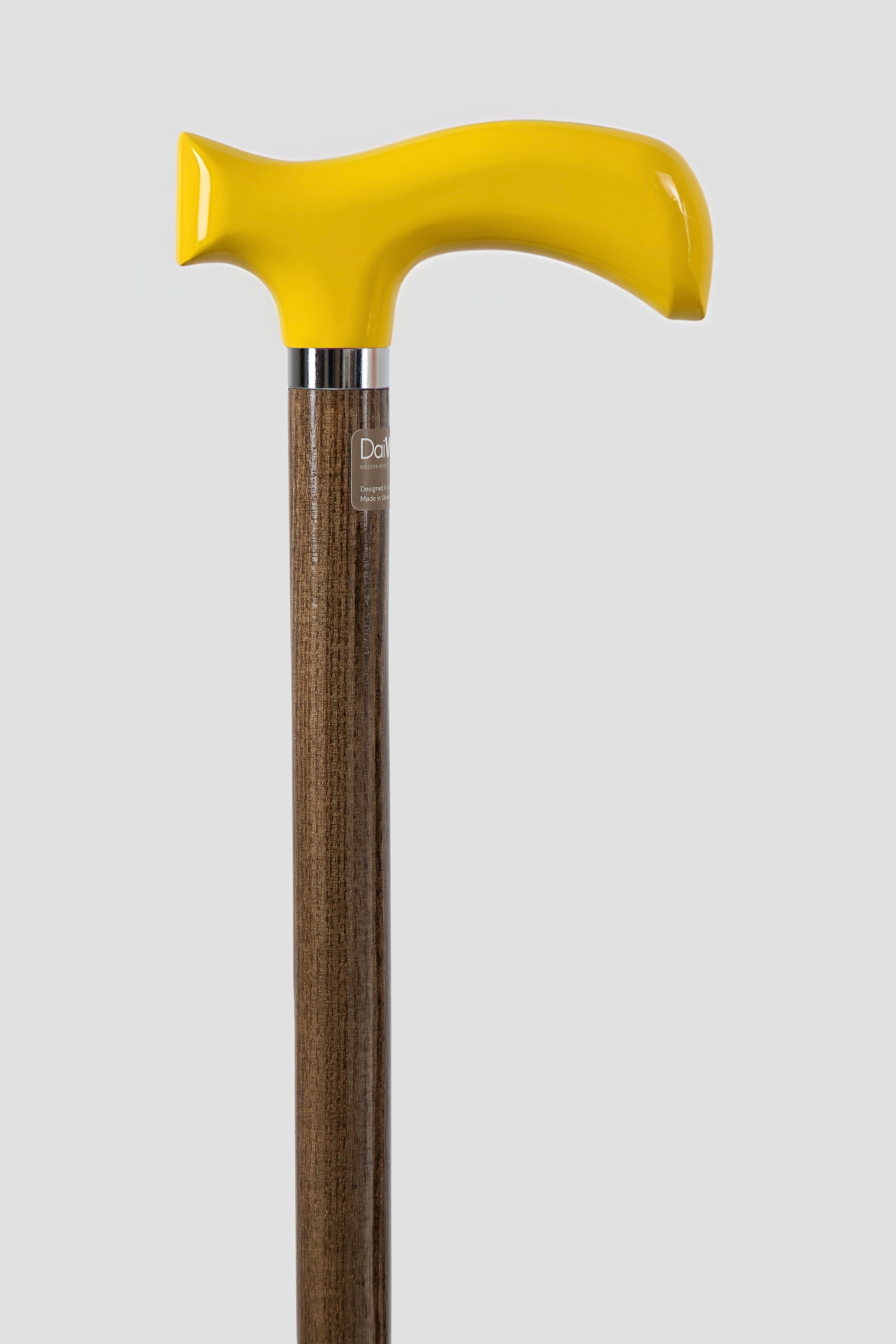 DaiWalk colorful walking canes with wooden shaft