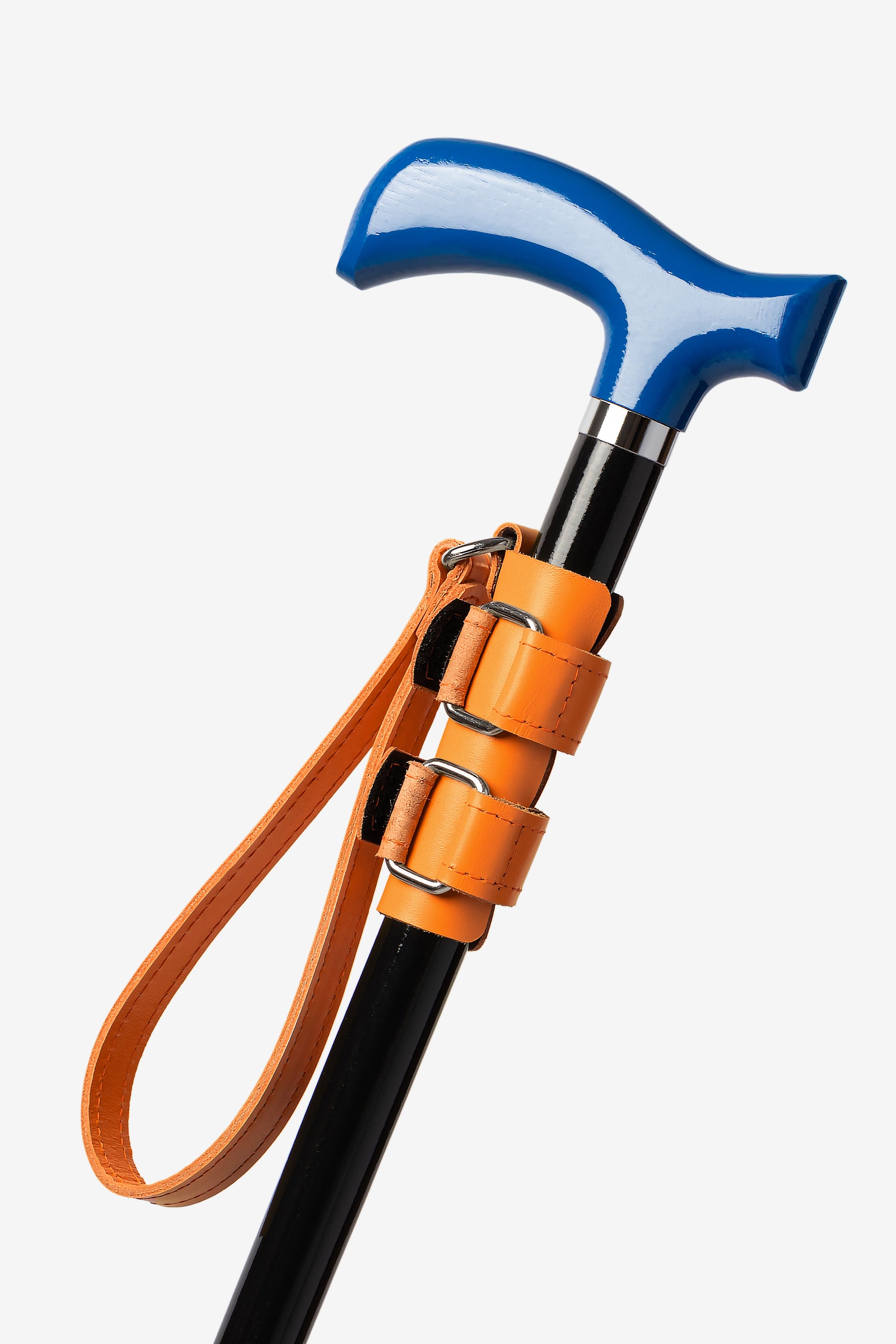 Dapper walking stick wrist tether for gentlemen