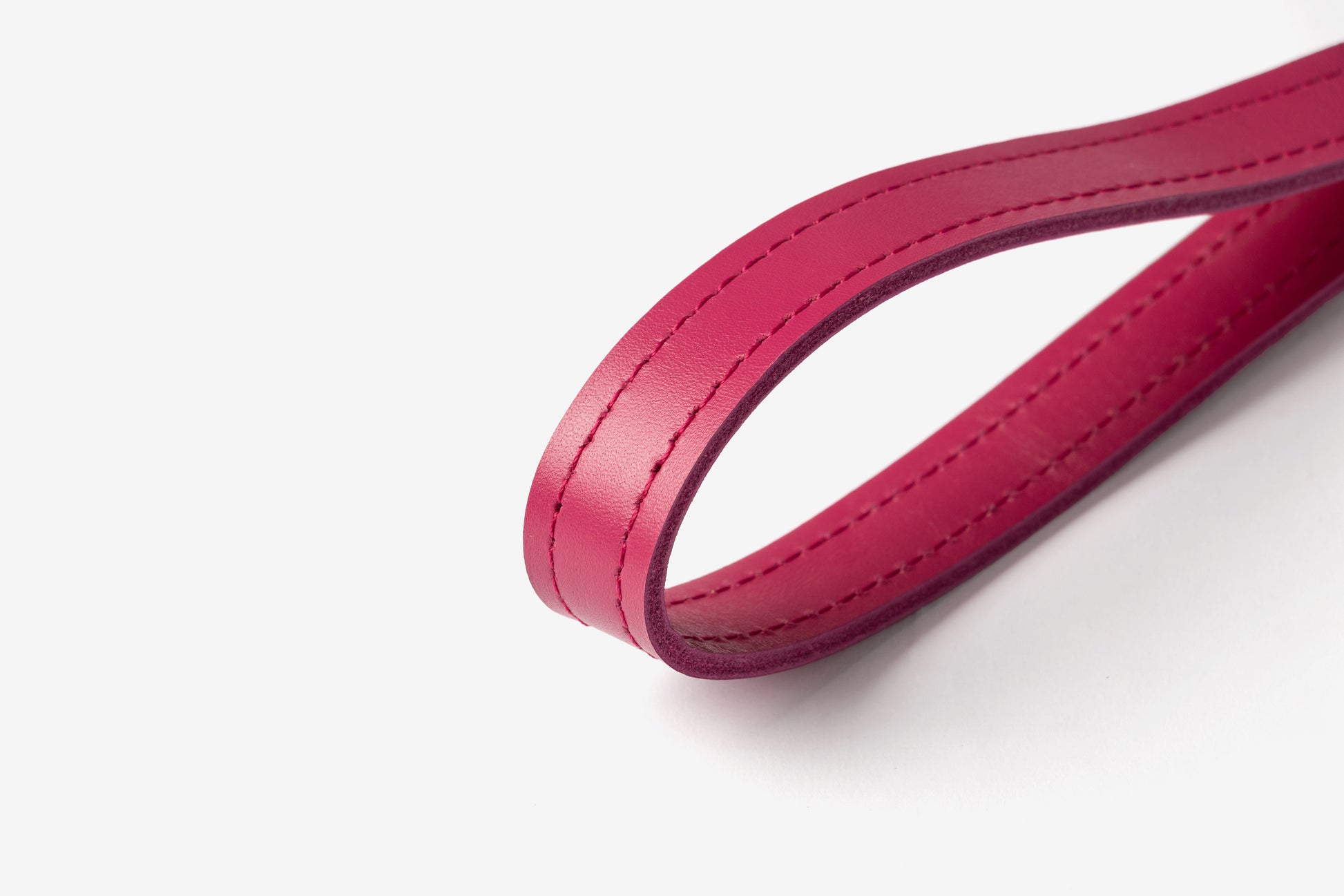 Durable reinforced leather cane cord for daily use.