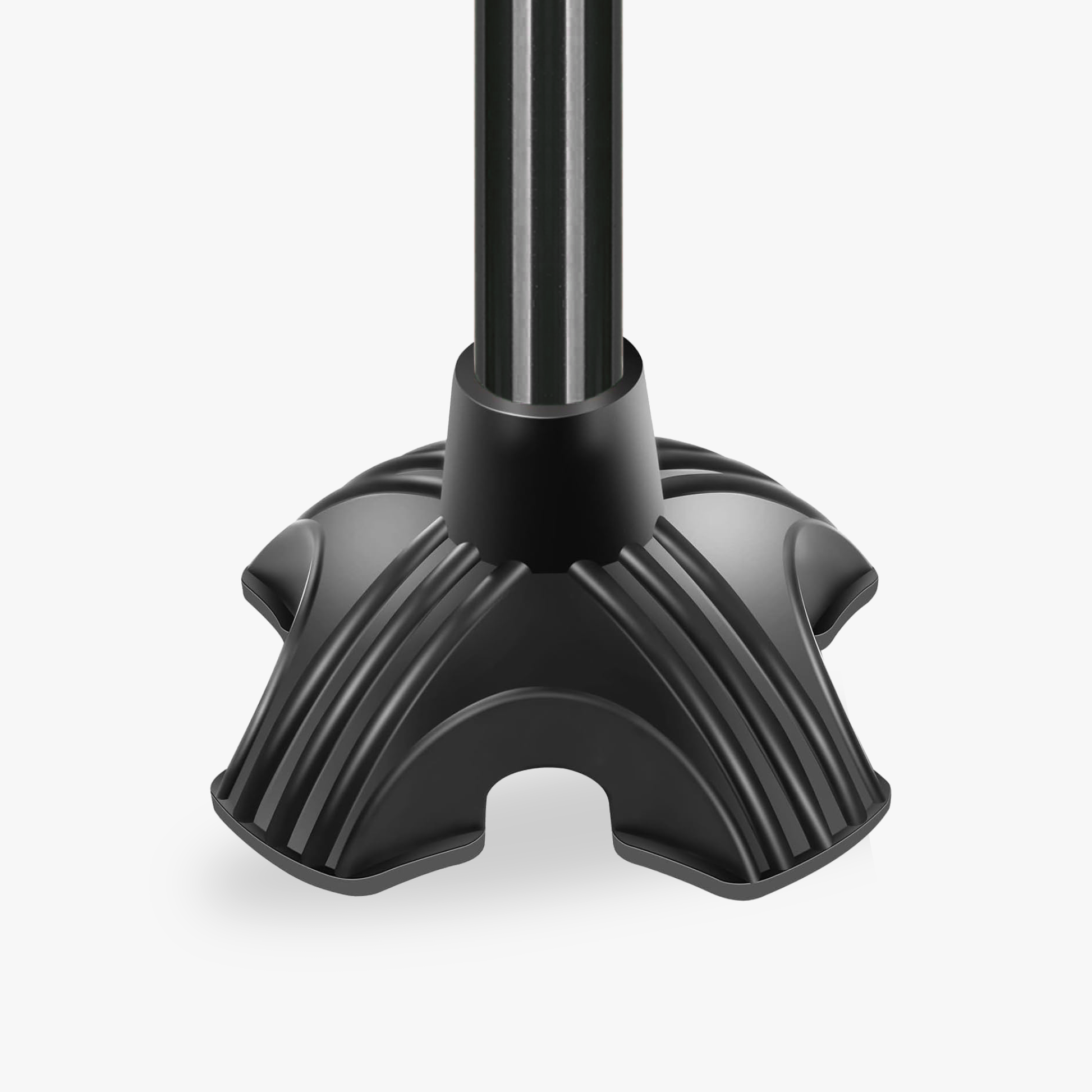 Ergonomic 3-leg rubber tip for maximum traction.