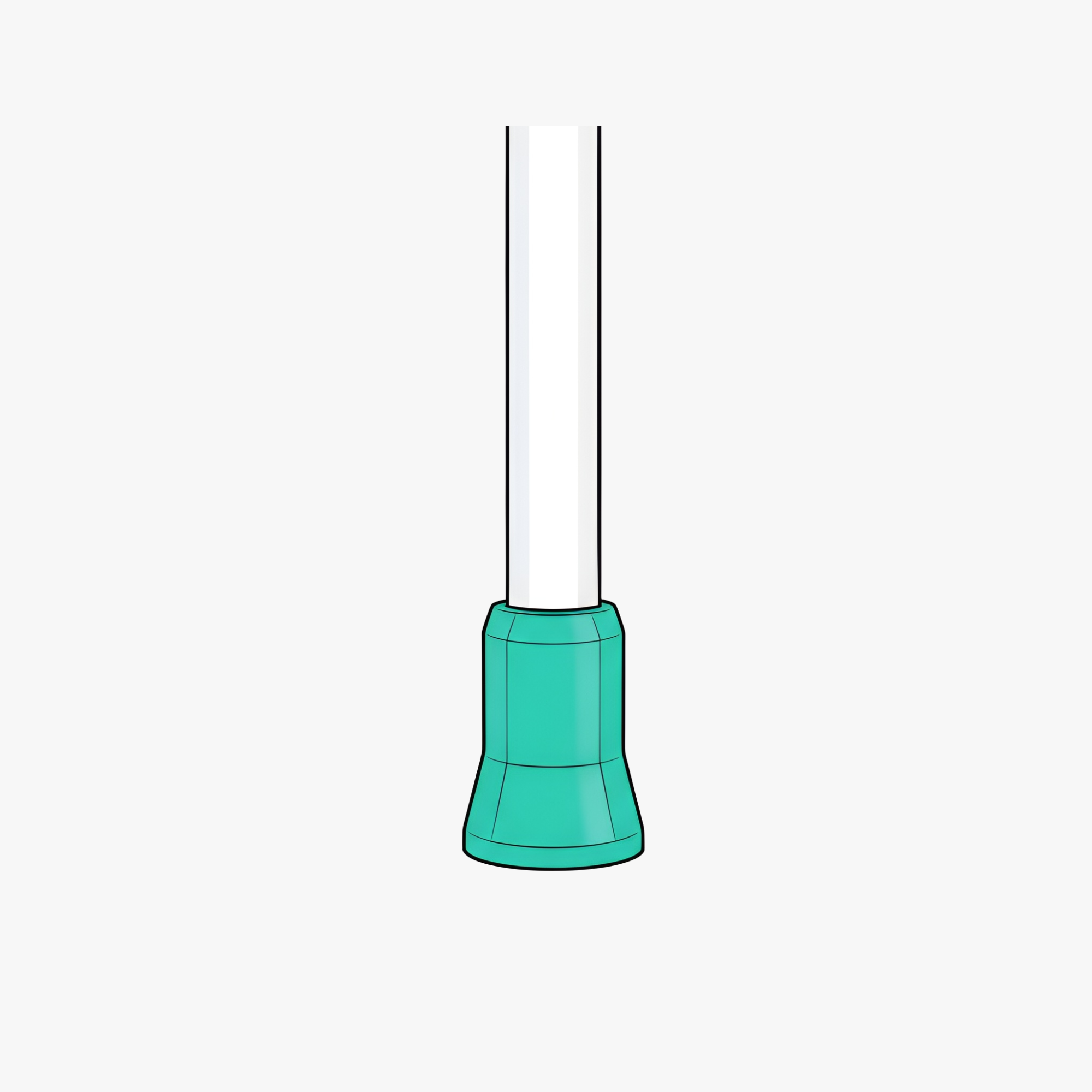 Heavy duty rubber tip for gravel