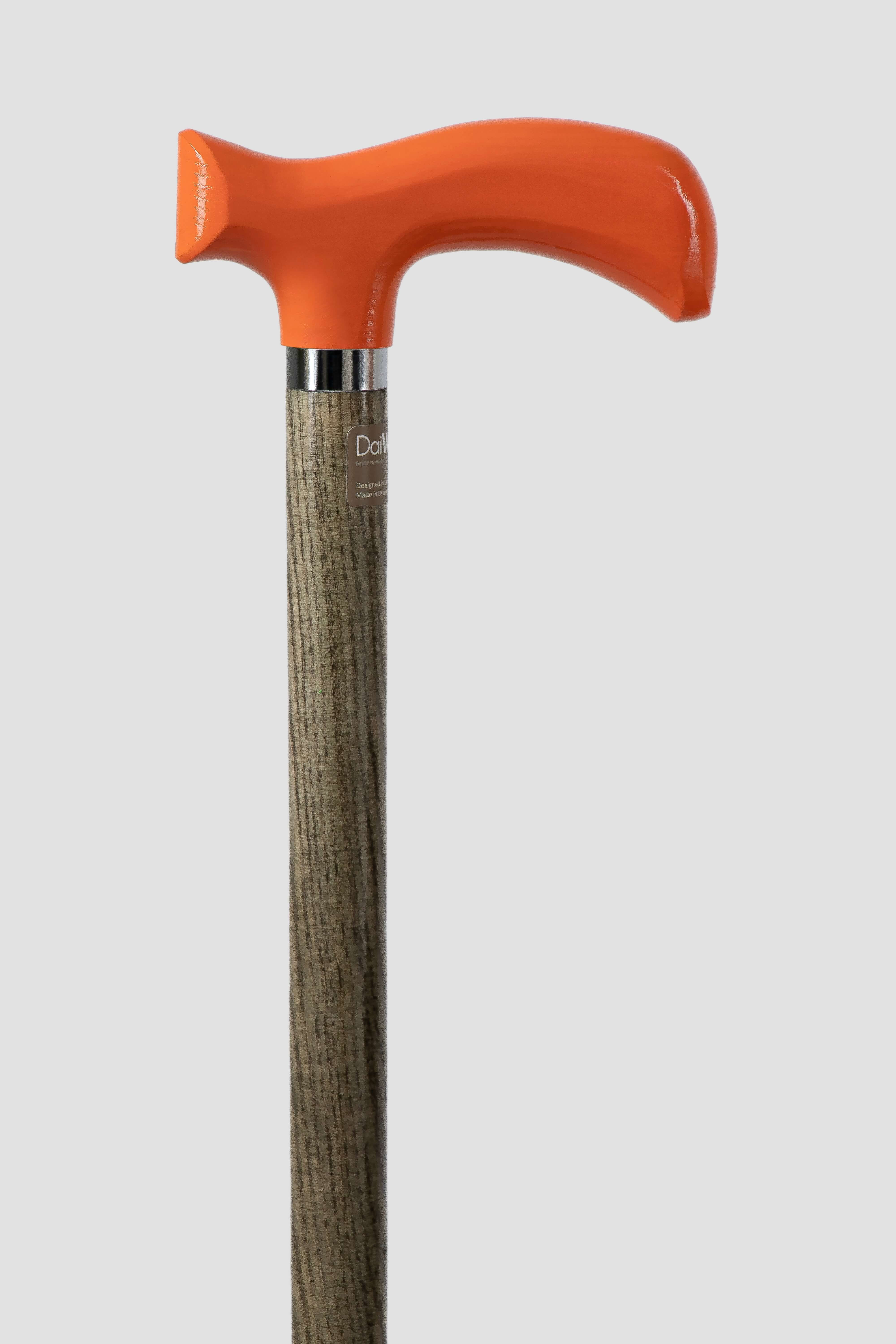 Orange luxury walking stick by DaiWalk