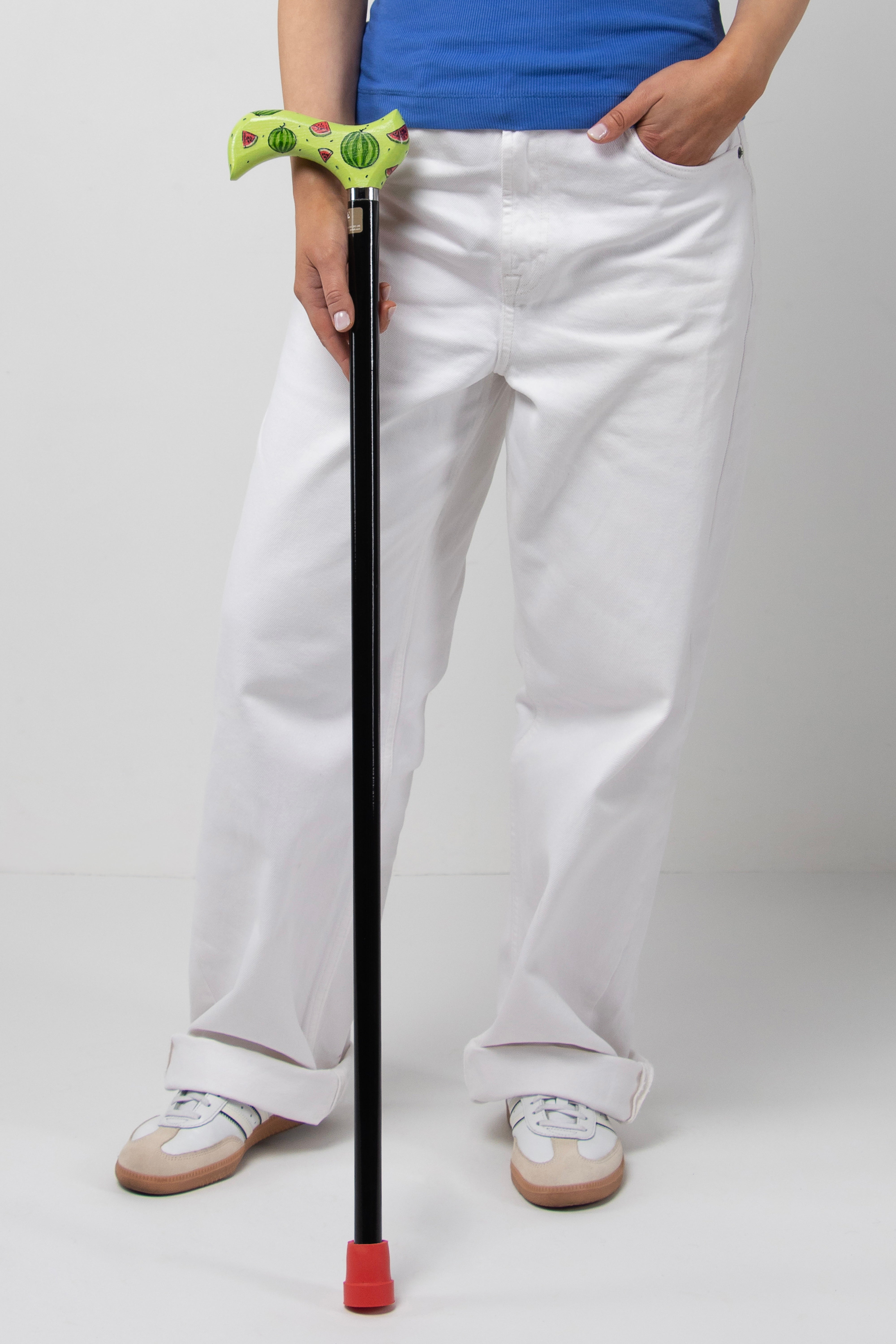 Unique designer gift for architects and creatives. DaiWalk POP series walking cane with artistic handle and premium finish.
