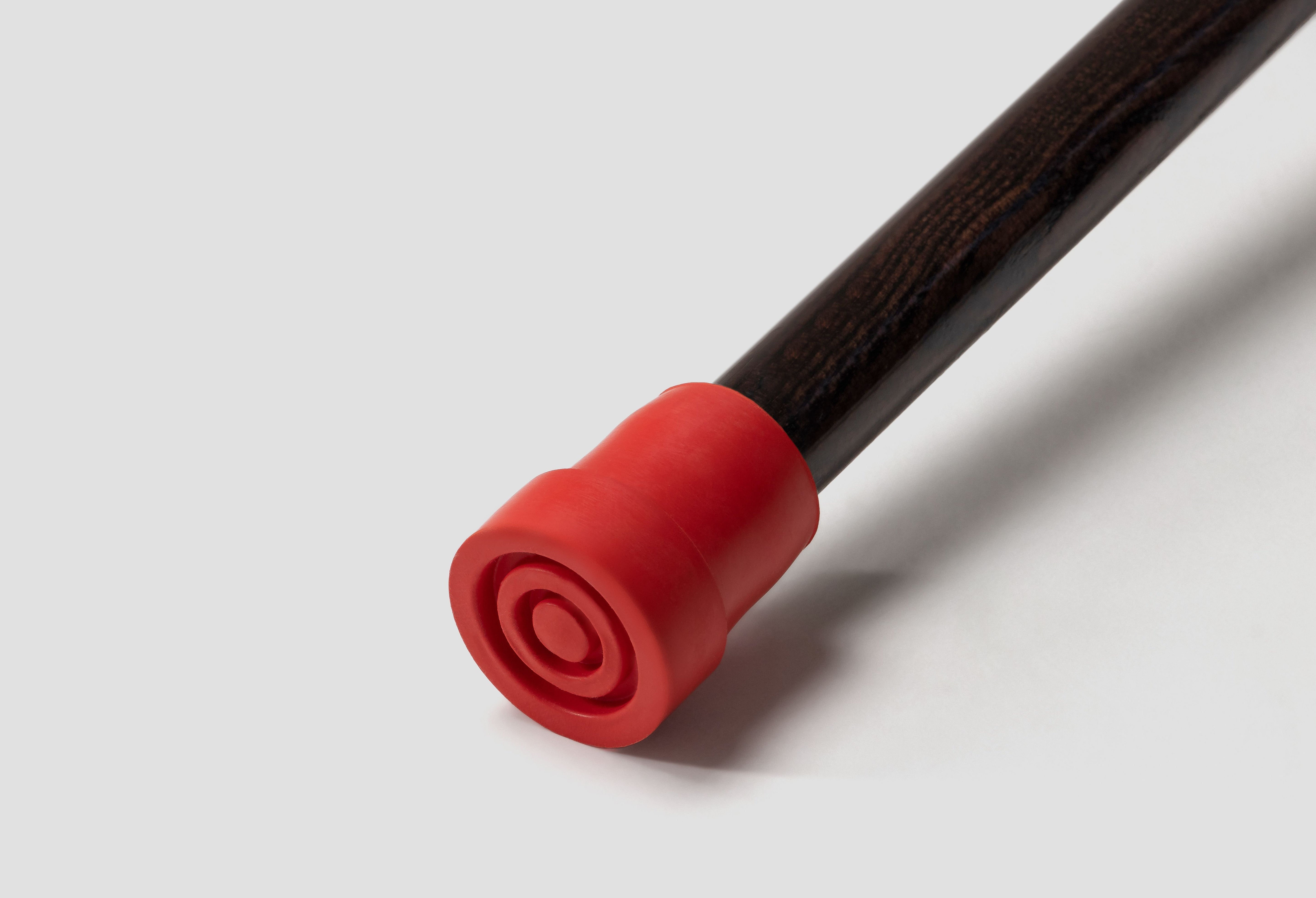 Universal 19mm replacement rubber tip for premium walking canes. Secure fit non-slip base for handmade wooden and metal sticks.